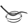 Chaise longue pour enfants Acier Noir