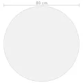 Protecteur de table transparent Ø 80 cm 2 mm PVC