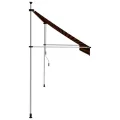 Auvent manuel rétractable 350 cm Orange et marron