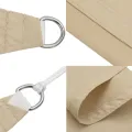 Voile de parasol tissu oxford rectangulaire 4x7 m beige