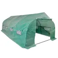 Serre portable Cadre en acier 18 m²