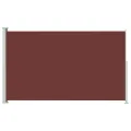 Auvent latéral rétractable de patio 180x300 cm Marron