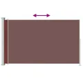 Auvent latéral rétractable de patio 180x300 cm Marron