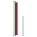 Auvent latéral rétractable de patio 180x300 cm Marron