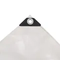 Bâche 650 g / m² 3,5 x 5 m Blanc