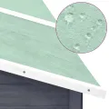 Clapier d'extérieur avec piste Gris et blanc Bois de sapin