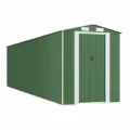 Abri de jardin Vert 192x772x223 cm Acier galvanisé