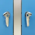 Abri pour trois poubelles 207x77,5x112,5 cm Inox