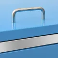 Abri pour trois poubelles 207x77,5x112,5 cm Inox