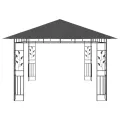 Belvédère avec moustiquaire 4x3x2,73 m Anthracite 180 g/m²