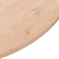 Dessus de table rond Ø90x1,5 cm Bois de chêne massif non traité