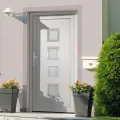 Porte d'entrée Blanc 98x200 cm PVC
