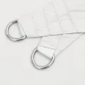 Voile de parasol tissu oxford carré 4,5x4,5 m blanc