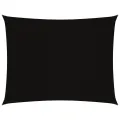 Voile de parasol tissu oxford rectangulaire 3x4 m noir