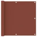 Écran de balcon Terre cuite 90x500 cm Tissu Oxford