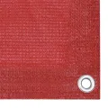 Écran de balcon Rouge 75x600 cm PEHD