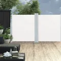 Auvent latéral rétractable Crème 140x600 cm