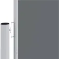 Auvent latéral rétractable Anthracite 220x1200 cm