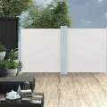 Auvent latéral rétractable Crème 120 x 600 cm