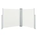 Auvent latéral rétractable Crème 120 x 600 cm