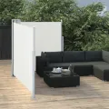 Auvent latéral rétractable Crème 120 x 600 cm