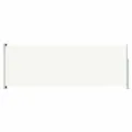 Auvent latéral rétractable de patio 220x600 cm Crème