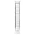 Paniers à gabions arqués 3 pcs 200x30x180/200 cm Fer galvanisé