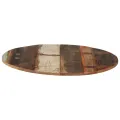 Dessus de table rond 70 cm 15-16 mm Bois de récupération