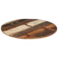 Dessus de table rond 70 cm 15-16 mm Bois de récupération