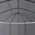 Tonnelle avec rideaux 520x349x255 cm Anthracite