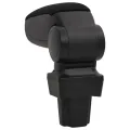 Accoudoir de voiture noir 11,5x32x(30-50) cm ABS