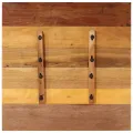 Dessus de table carré 70x70 cm 15-16 mm Bois de récupération