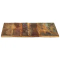 Dessus de table carré 60x60 cm 15-16 mm Bois de récupération