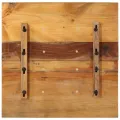 Dessus de table carré 60x60 cm 15-16 mm Bois de récupération