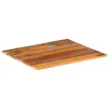 Dessus de table carré 60x60 cm 15-16 mm Bois de récupération