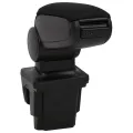 Accoudoir de voiture noir 16x32x(35-50,5) cm ABS