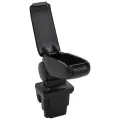 Accoudoir de voiture noir 16x32x(35-50,5) cm ABS