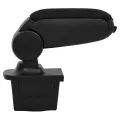 Accoudoir de voiture noir 16x32x(35-50,5) cm ABS