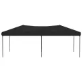 Tente de réception pliable Noir 3x6 m