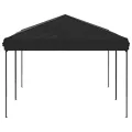 Tente de réception pliable Noir 3x6 m
