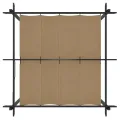 Tonnelle de jardin avec toit rétractable 3x3 m Taupe