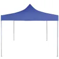 Tente de réception pliable 2x2 m acier bleu