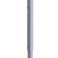 Tente de réception pliable 2x2 m acier bleu