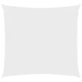 Voile de parasol Tissu Oxford carré 6x6 m Blanc