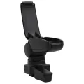 Accoudoir de voiture noir 14,5x32x(27-46) cm ABS