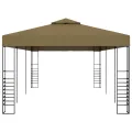 Belvédère 6x3x2,7 m Taupe 180 g/m²