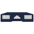 Tente de réception avec parois latérales 4x9 m Bleu 90 g/m²