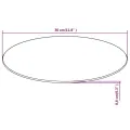 Dessus de table ronde en verre trempé 300 mm