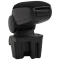 Accoudoir de voiture noir 15x31x(28-44) cm ABS