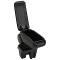 Accoudoir de voiture noir 15x31x(28-44) cm ABS